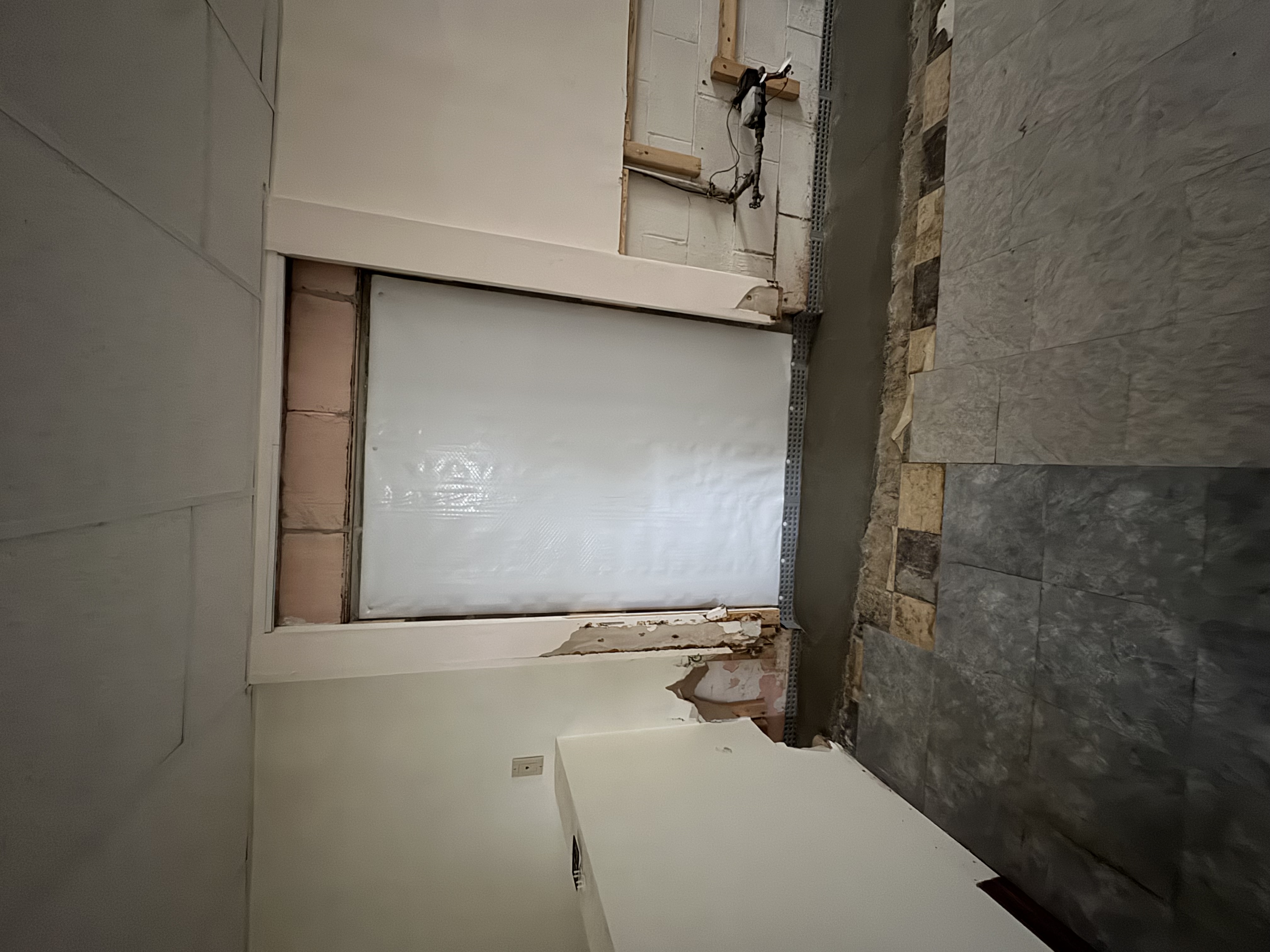 Before - Drywall Install, Painting and carpentry work 