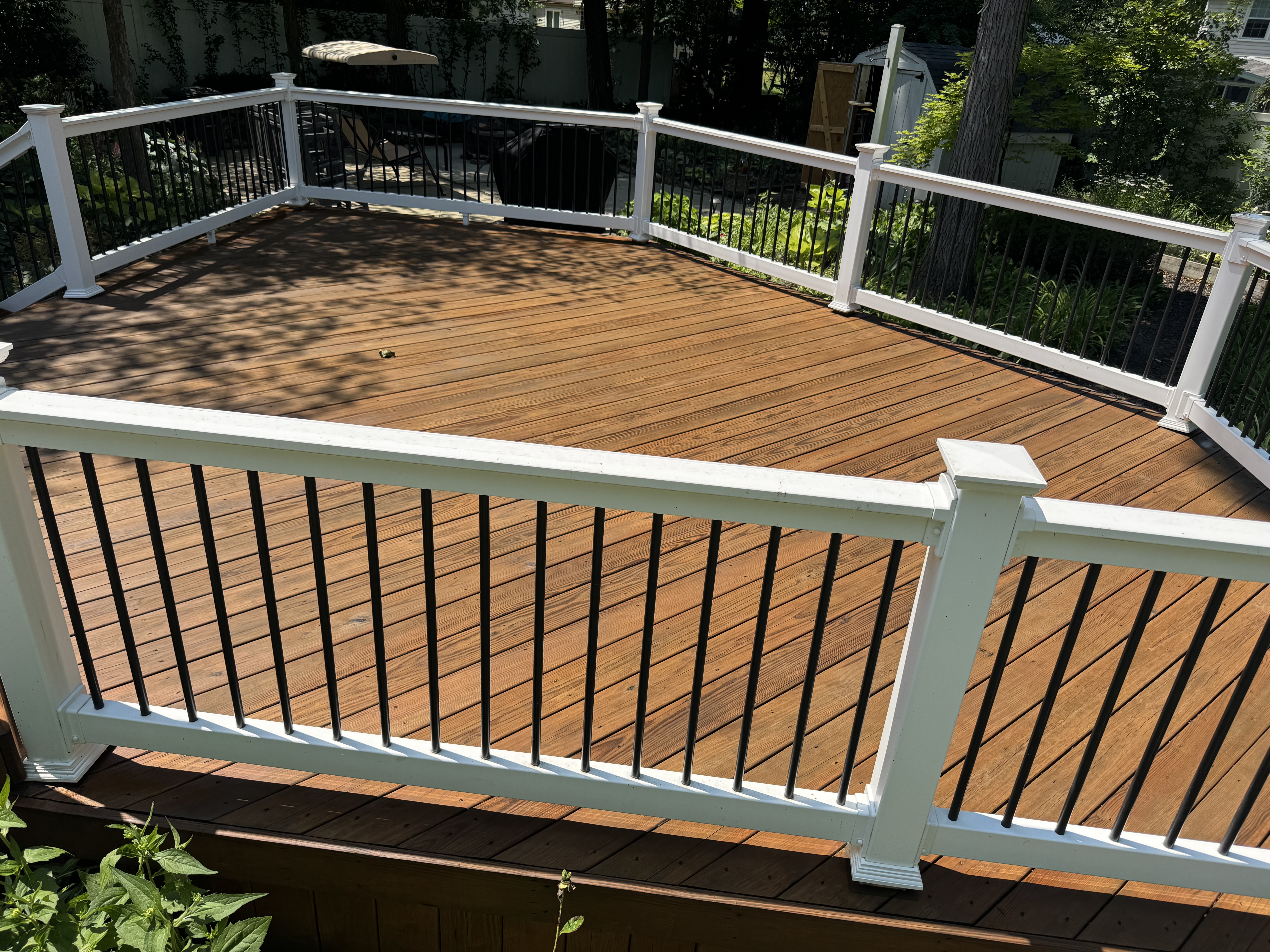 Completed Deck Stain