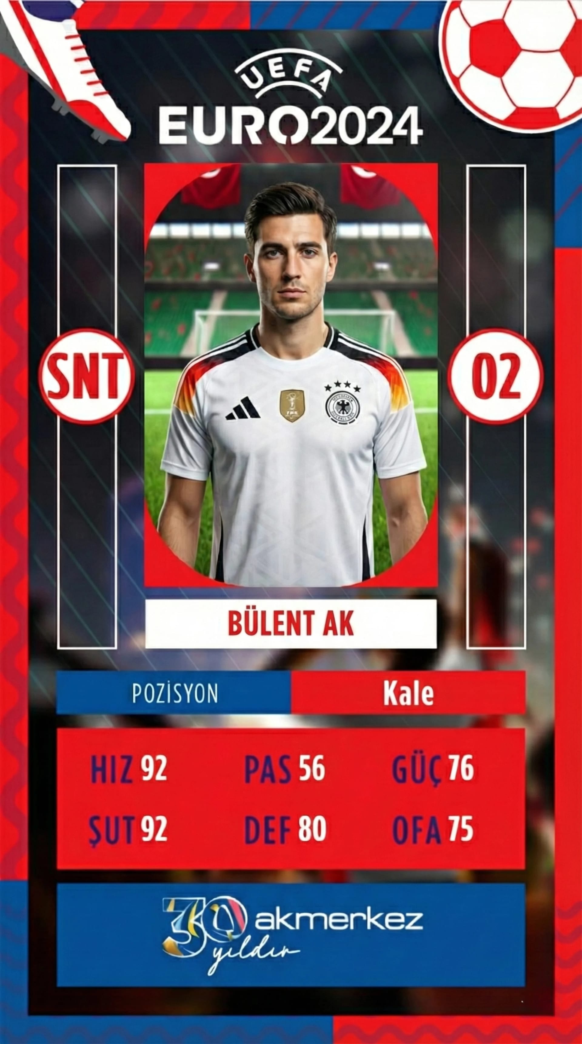 Etkinlikler için İnteraktif AI FOOTBALL CARD Deneyimi ve Dijital Hatıralar | MetasoftCo