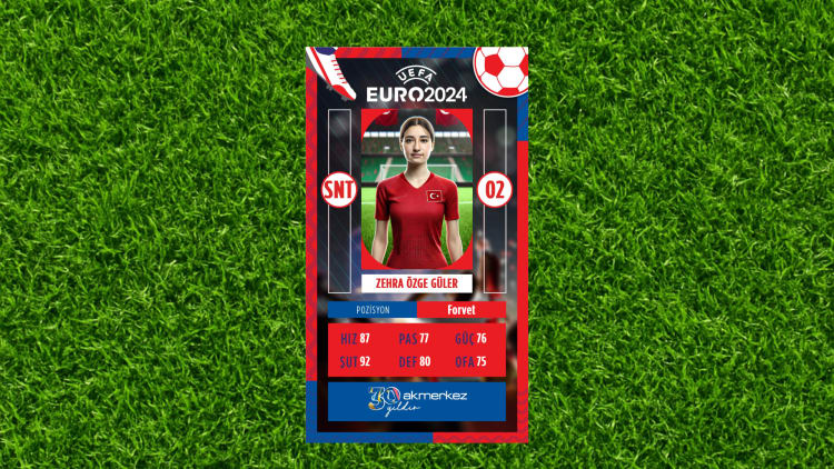 Akmerkez × AI Football Card