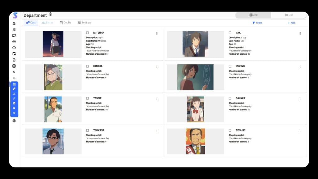 Studiovity Platform Interface