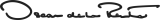 Oscar de la Renta logo