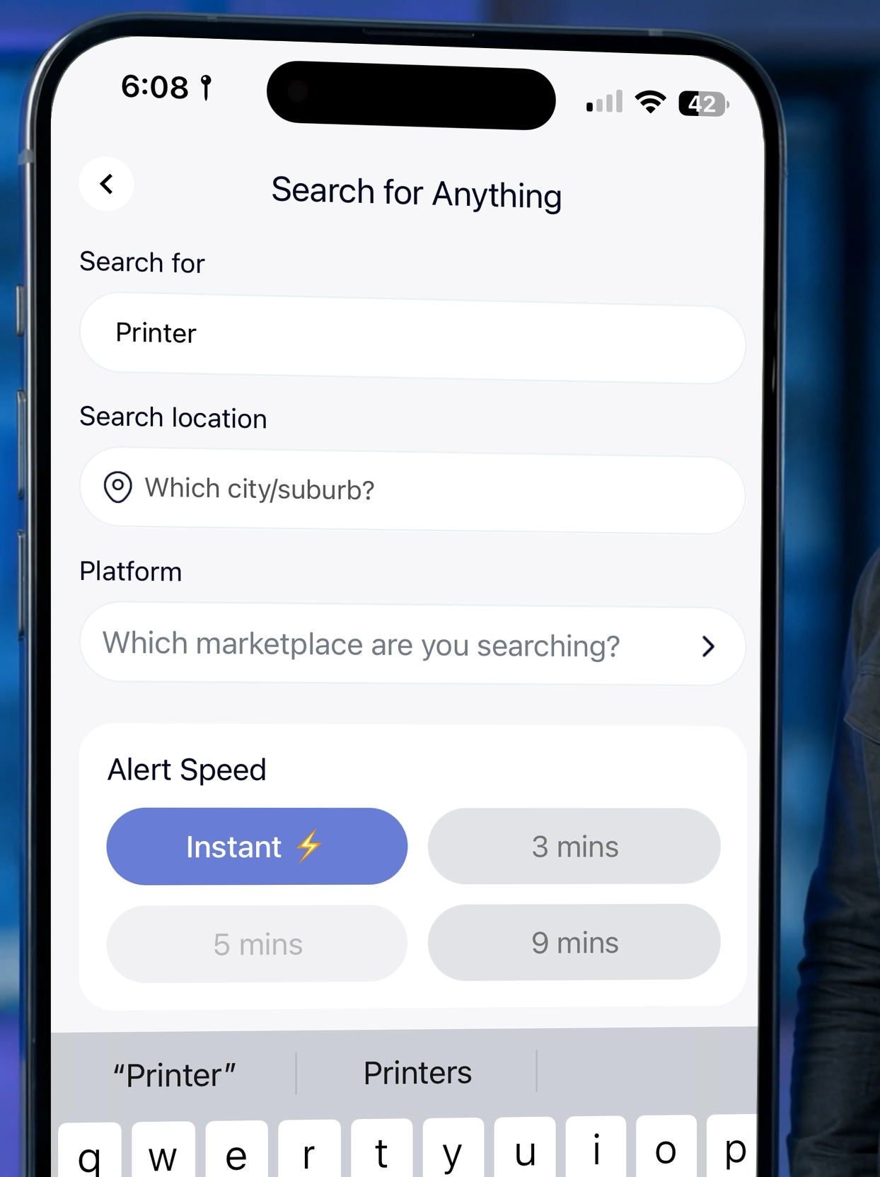 Printer Search Example