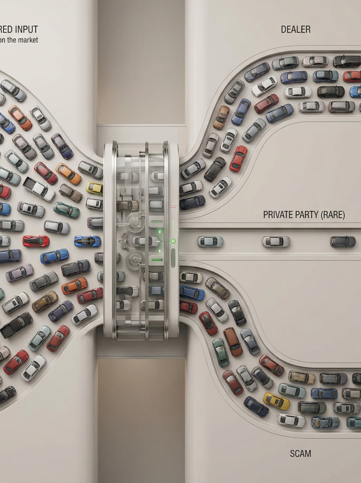 Nine in ten listings from dealers