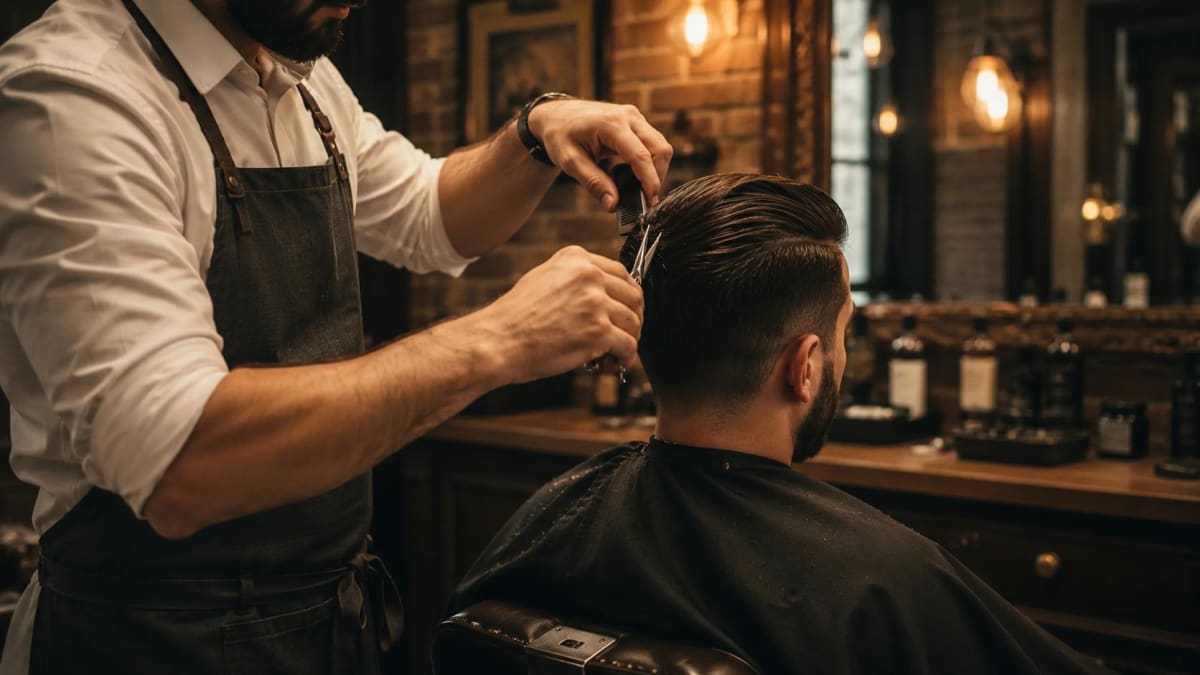 Frischer Haarschnitt bei City Barber Hamburg-Hummelsbüttel