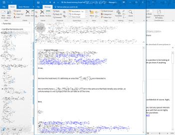 Example pitch reply