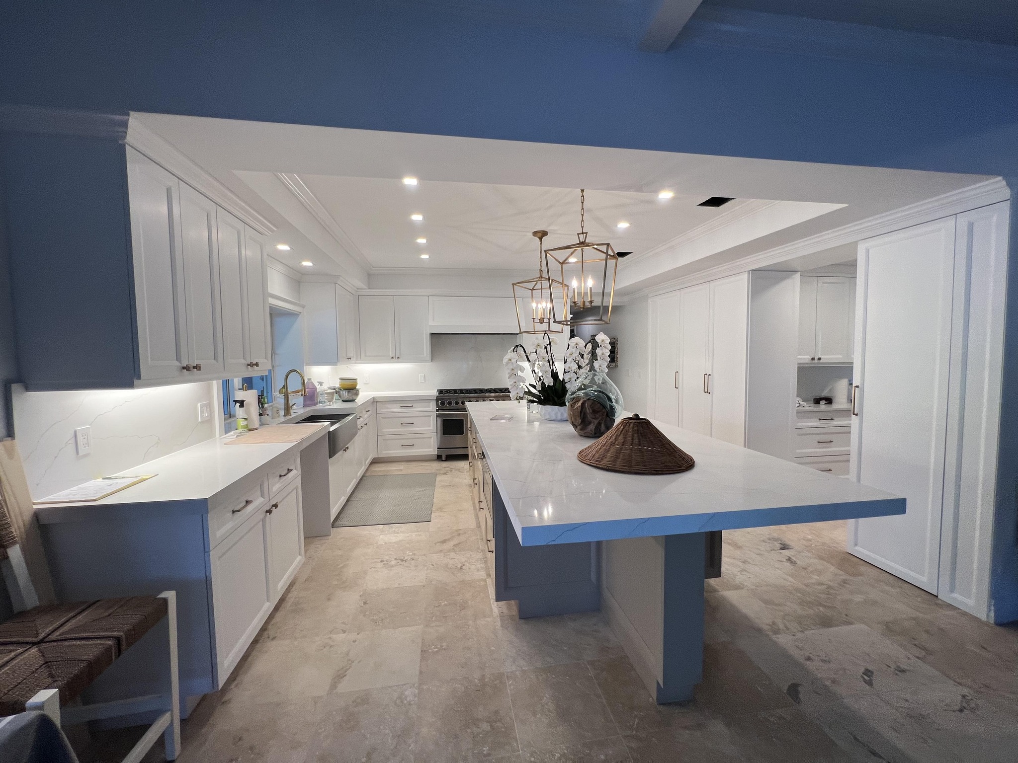 Coastal Blue Kitchen