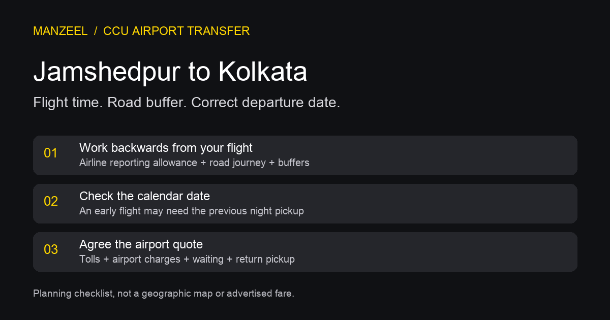 CCU flight transfer checklist: work backwards, check pickup date and confirm the full airport quote