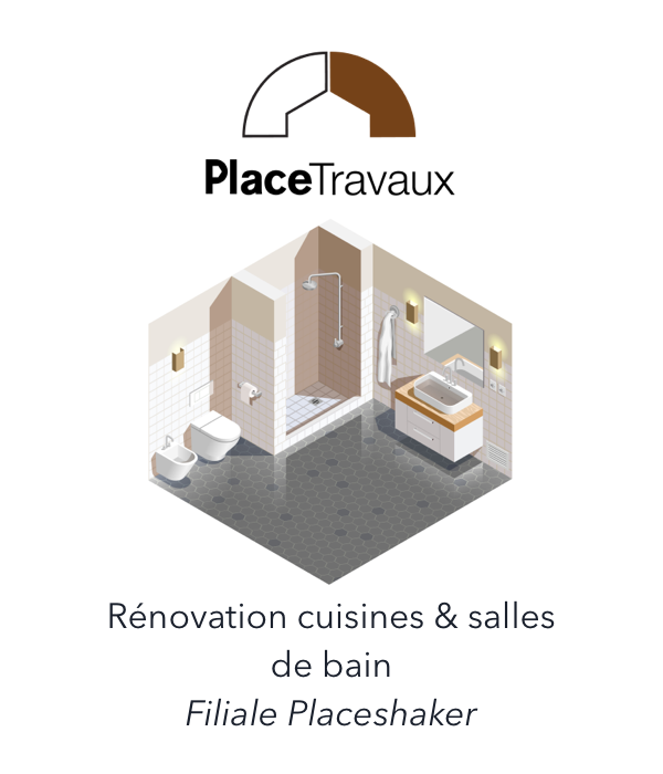 Place Travaux filiale Placeshaker spécialiste des rénovations cuisine et salle de bain