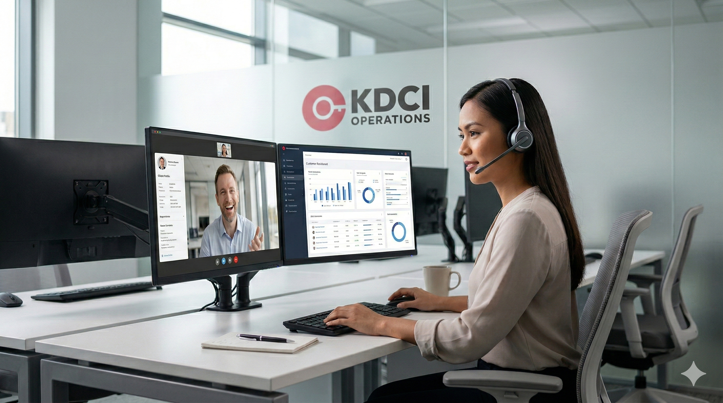 KDCI AI solutions team at their Philippine offshore staffing headquarters