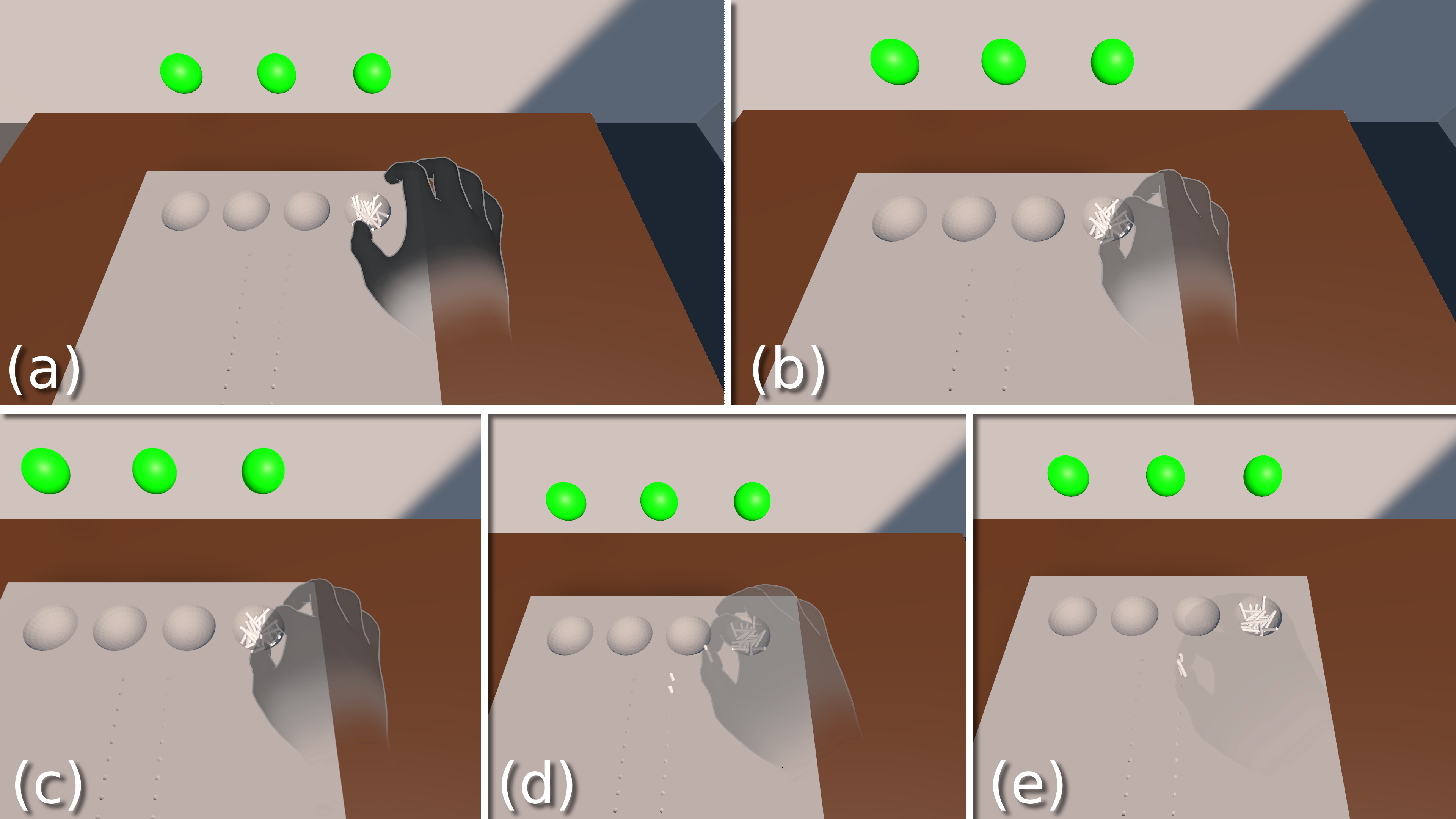 Subtask-Based Virtual Hand Visualization Method for Enhanced User Accuracy in Virtual Reality Environments teaser