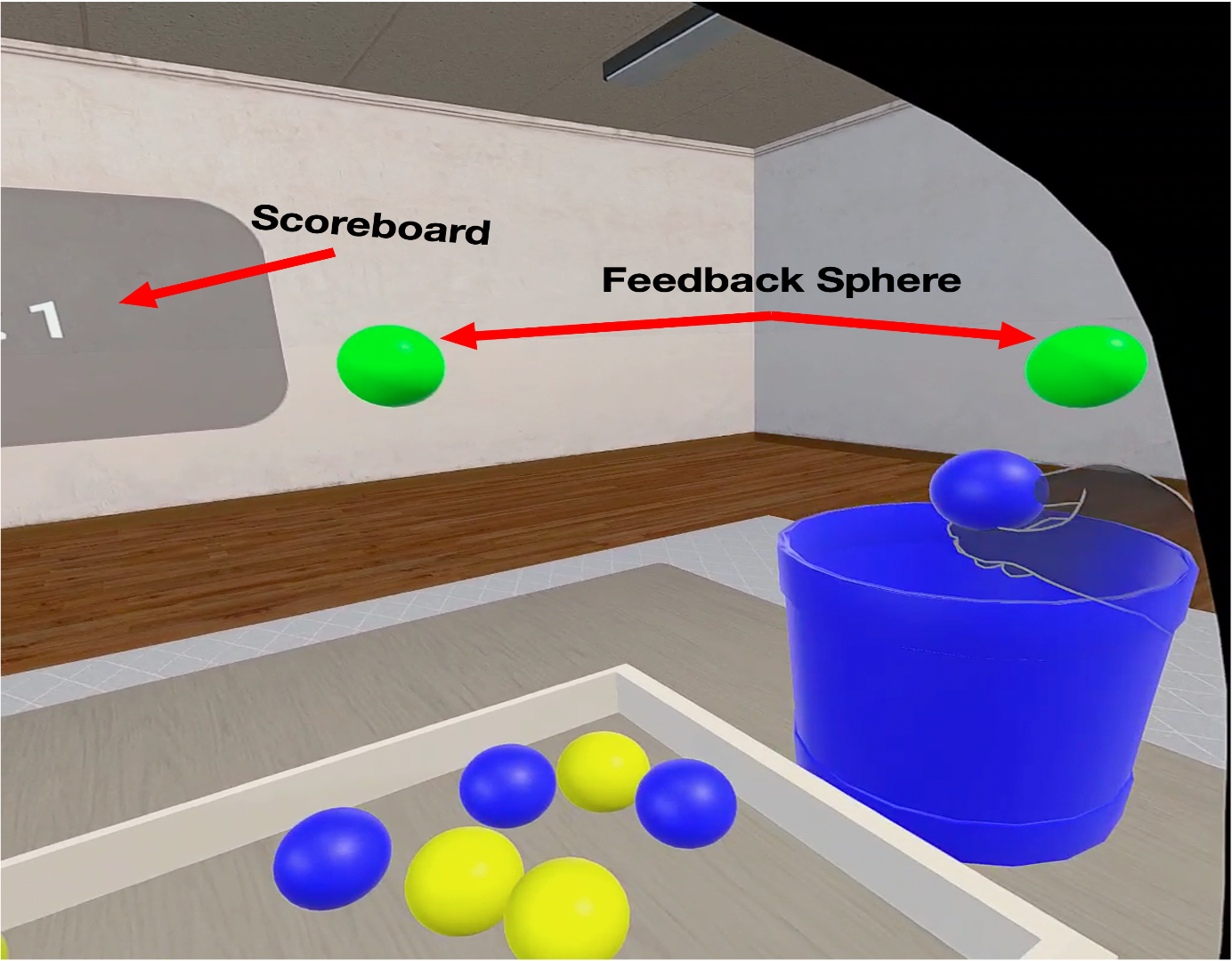 Comparative view of normal vs. low tracking confidence during ball manipulation.