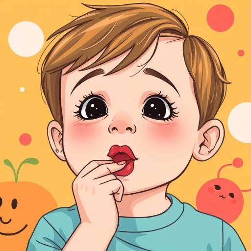 Почему дети облизывают губы: от физиологии до эмоций