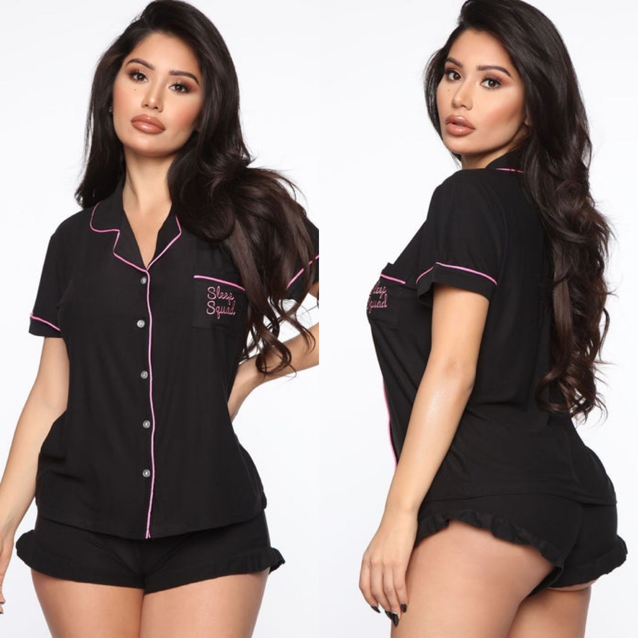 Variety Cozy Night gown Pyjamas Styled For Ladies 2-piece Set