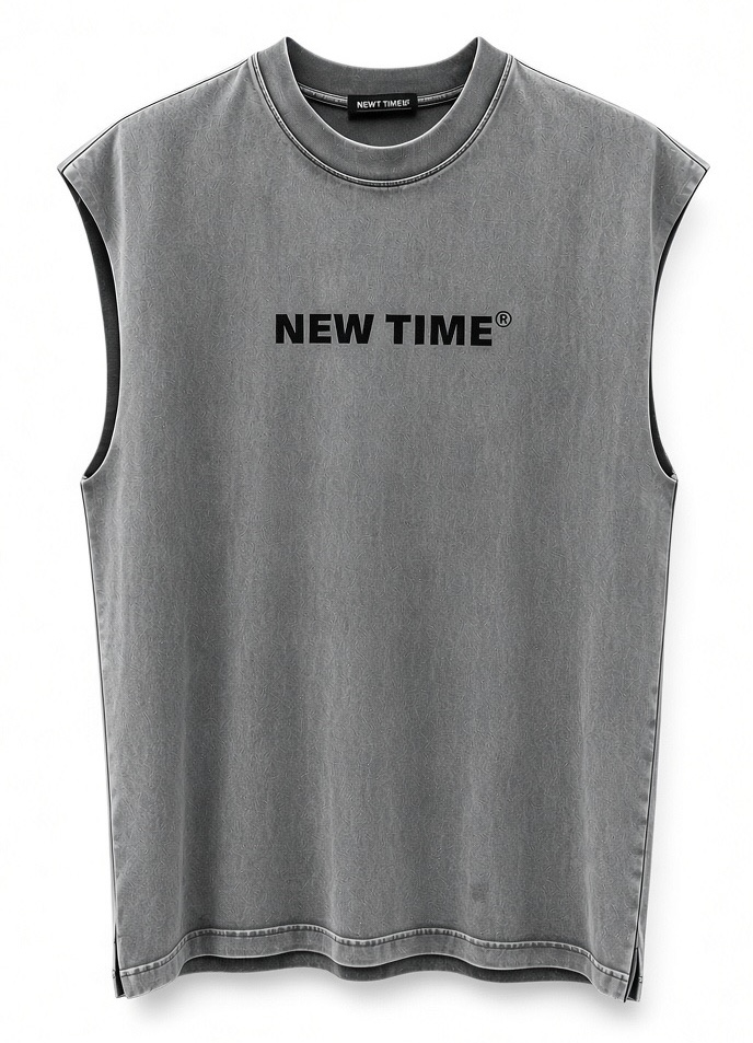 NEW TIME Halo armless tee