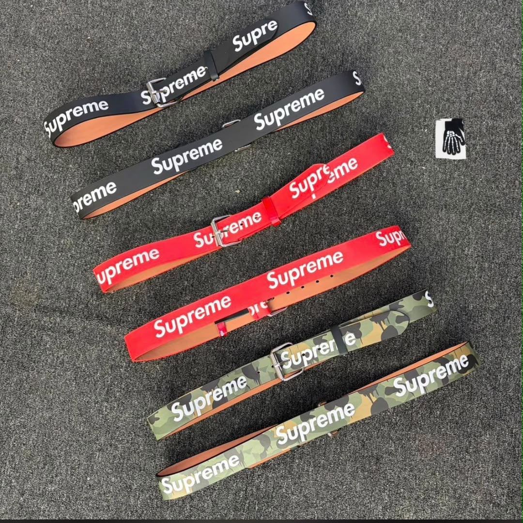 SUPREME LEATHER BELTS
