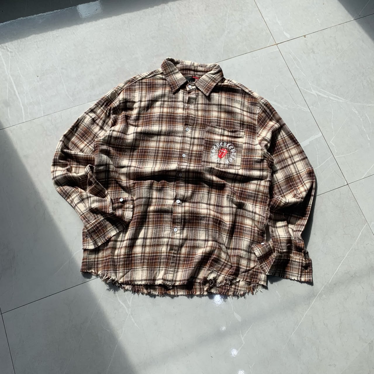 FALSE PERCEPTION OLD ENGLISH FLANNEL SHIRTs