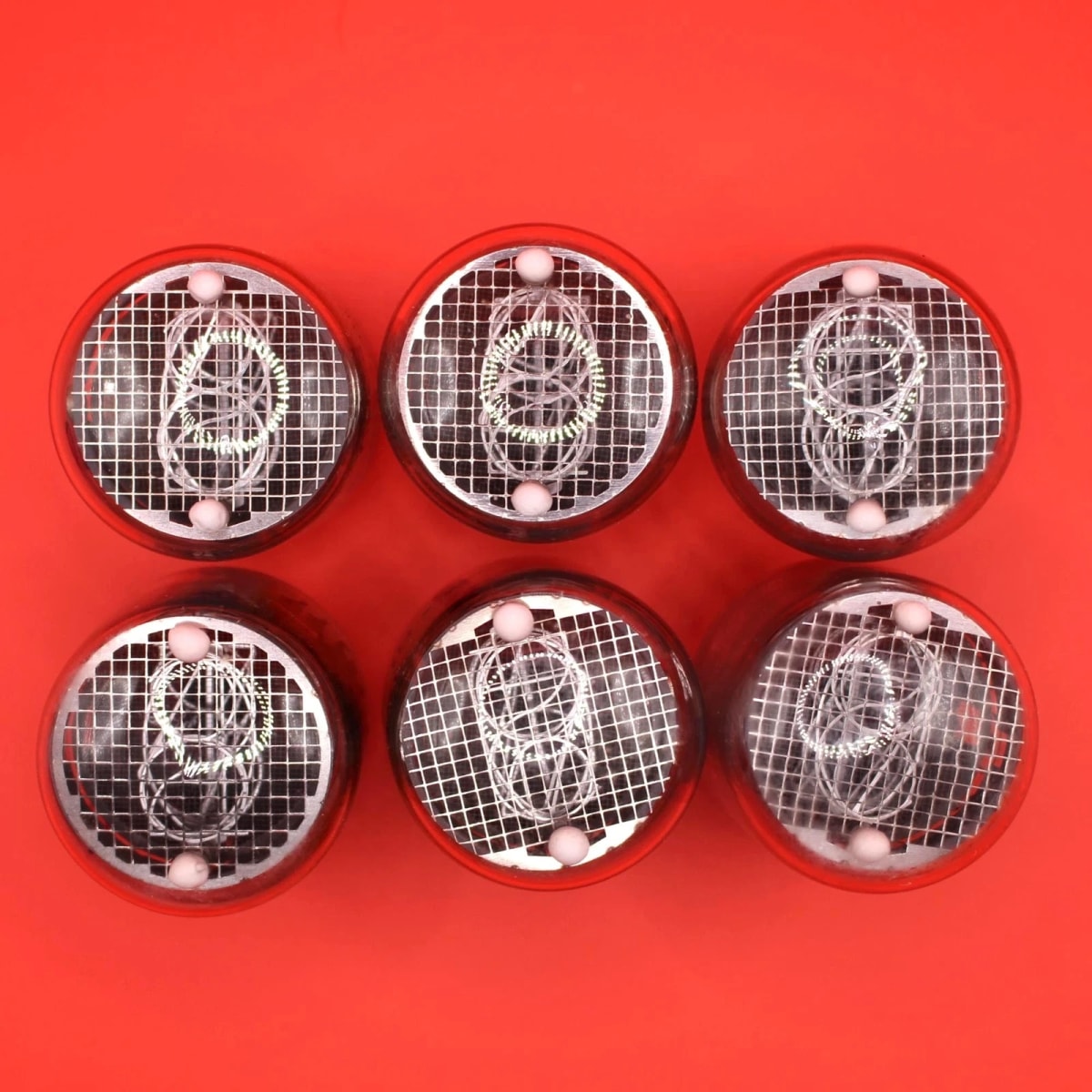 6x New IN-4 ИН-4 Nixie Tubes Same Date / Tested / 100% Working / 1pc in one lot