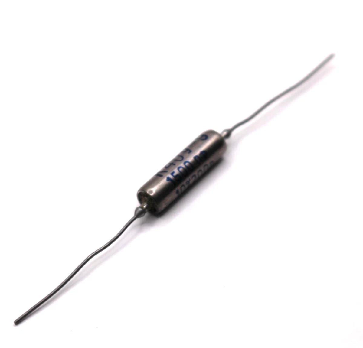 2x K40Y-9 K40U-9 1500pF 200V Matched Pair Audio Capacitors Paper in Oil PIO - Image 3
