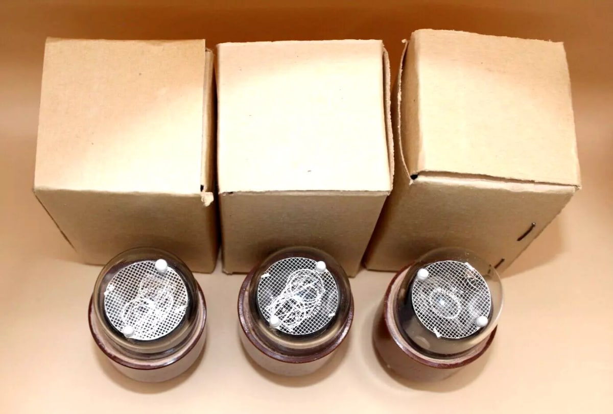 6x IN-1 ИН-1 Nixie Tubes for Clock / NOS / Tested / Original Box / Same Date - Image 3