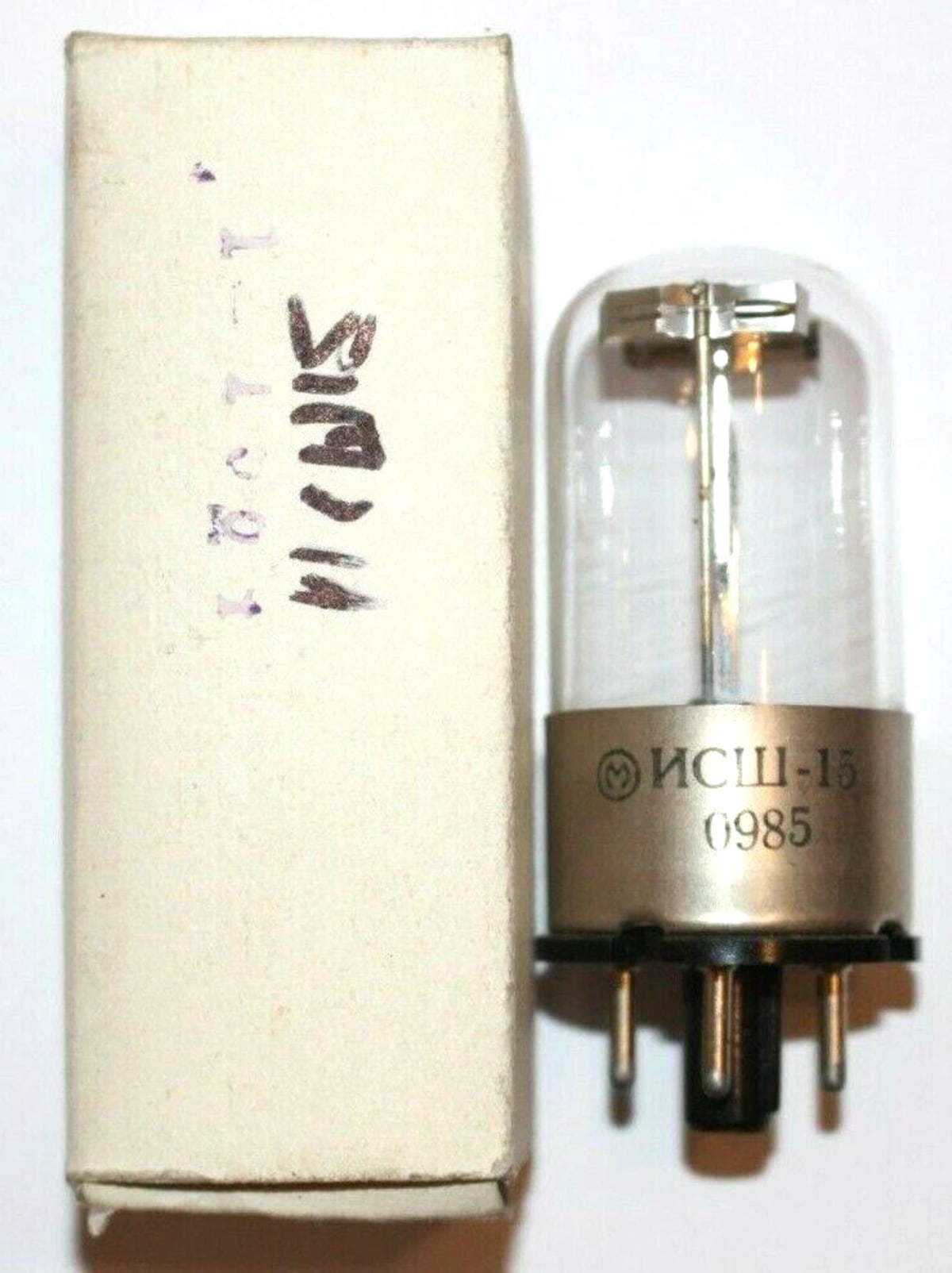 1X New ISSH-15 ИСШ-15 Soviet Impulse Stroboscopic Tube Melz NOS 1pcs - Image 2