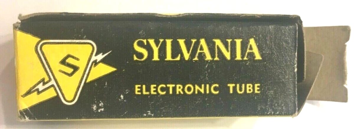 1x New 12AU7A ECC82 Sylvania Tube O Getter Tested Original Box NOS NIB - Image 2