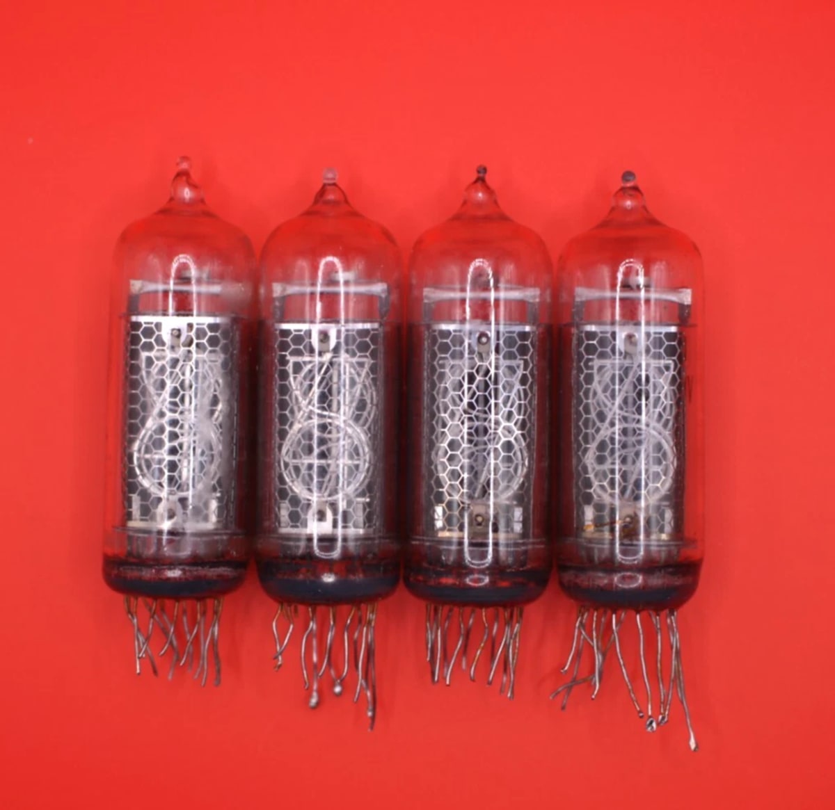 4x IN-14 ИН-14 Soviet Nixie Tubes for Clock / USED / Tested / 100% working 4 pcs