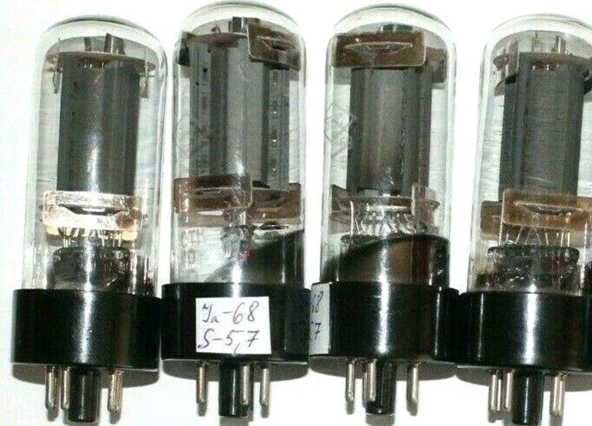 4x NOS 6P3S Matched Quad Output Beam Tetrode ussr Foton =6L6 EL39 6CN5 1622 5881