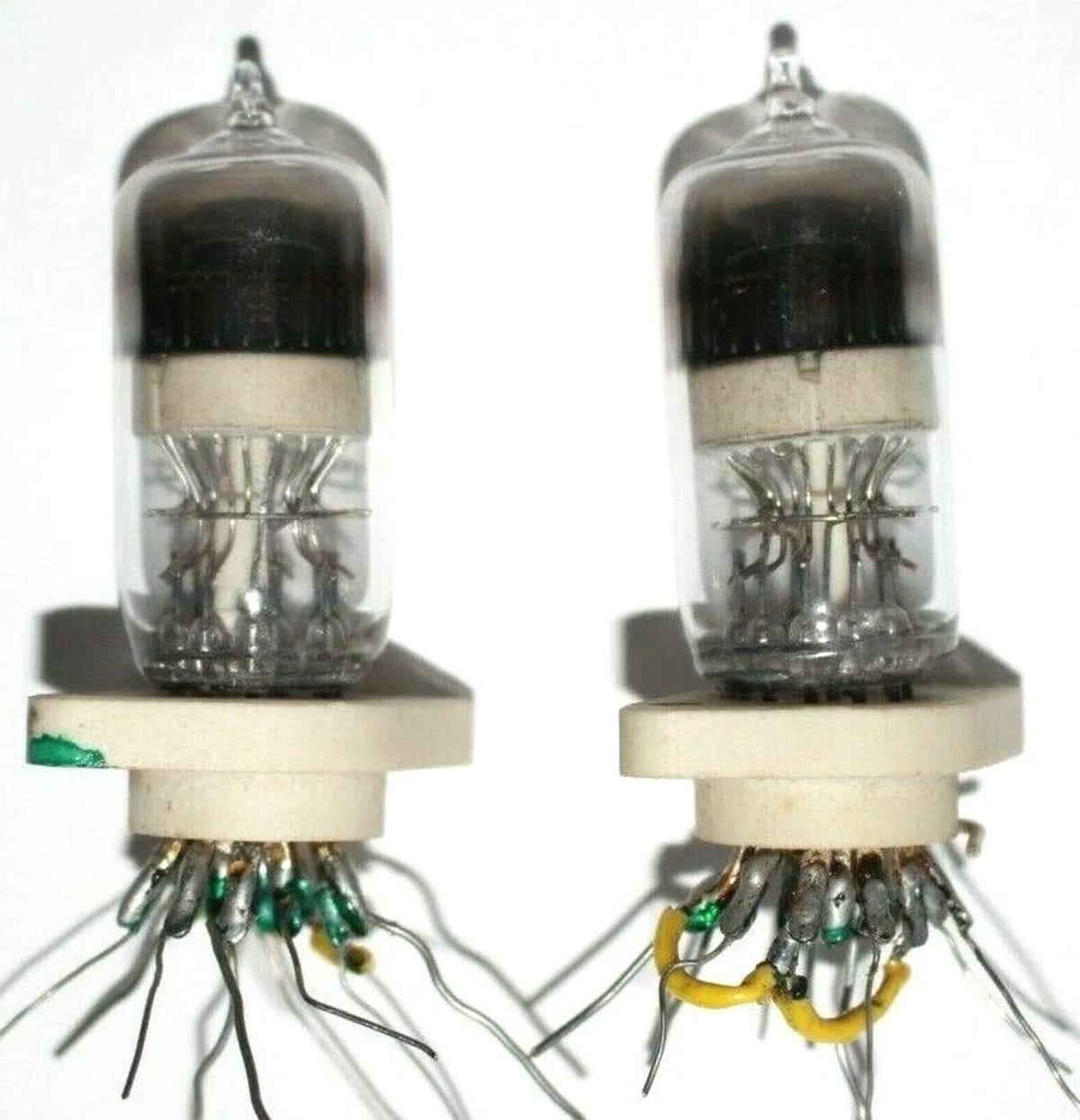 1x EZ10A with Socket Dekatron Decatron Counting Tube Elesta Spinner Nixie Clock
