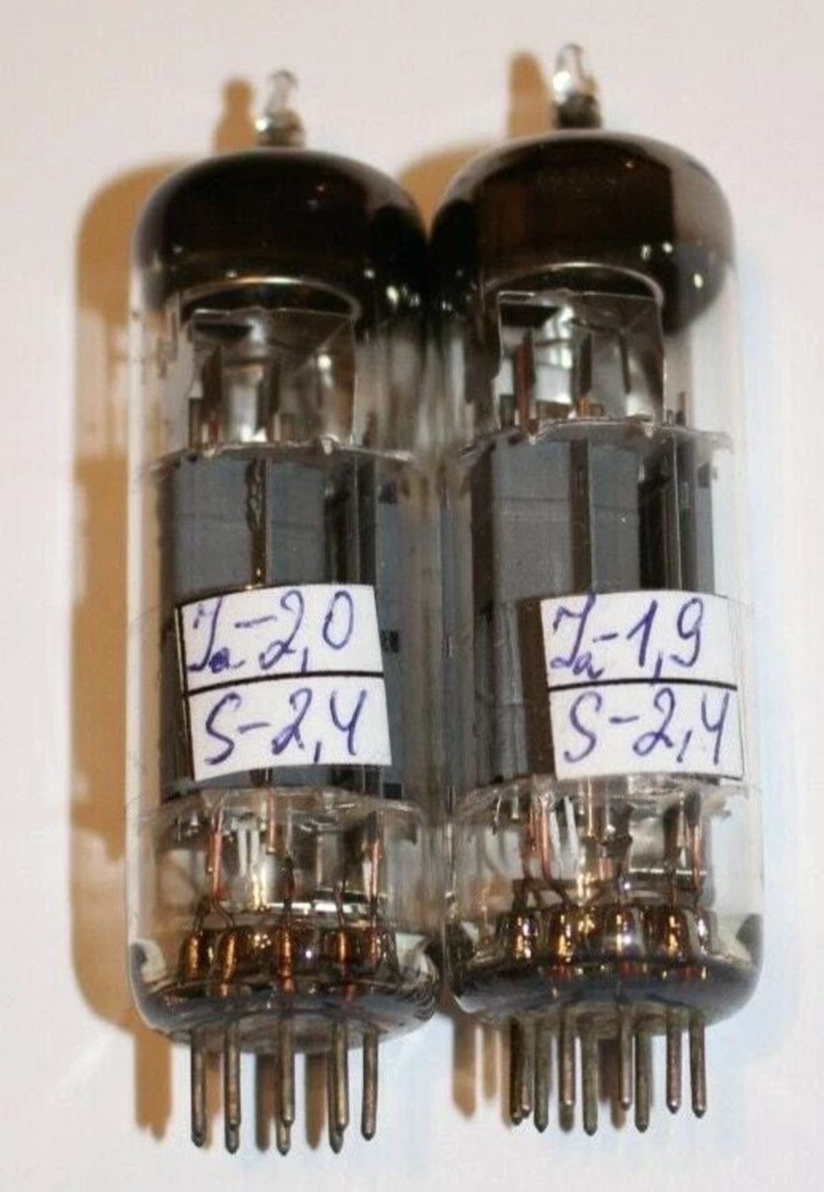 2x ECL82 / 6F3P / 6BM8 TELAM Triode-Pentode Tubes / Matched Pair / Used / Tested - Image 3