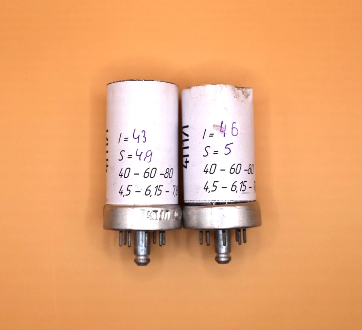 2x NOS 4P1L 4П1Л / 4L1S / 4LS1 / RL2 / 4P6 Matched Pair Svetlana Pentode Tested - Image 2