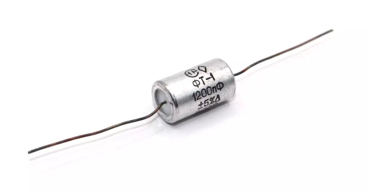 10x FT-1 1200pf 5% 600V NOS Soviet USSR Teflon capacitors / New / 10 pcs