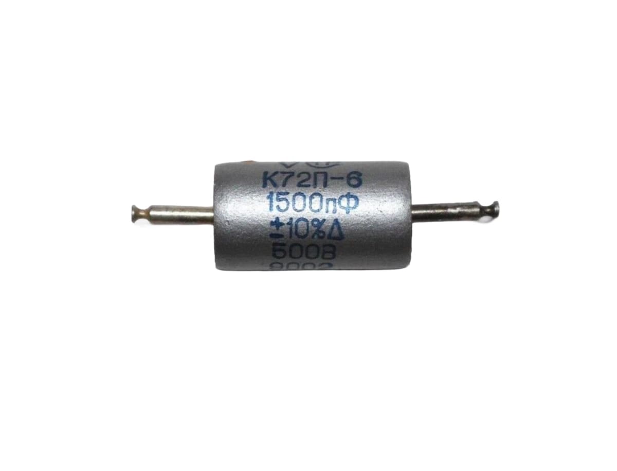 8х K72P-6 1500pF 500V Fluoropolymer Foil sealed insulated capacitors / Matched - Image 3