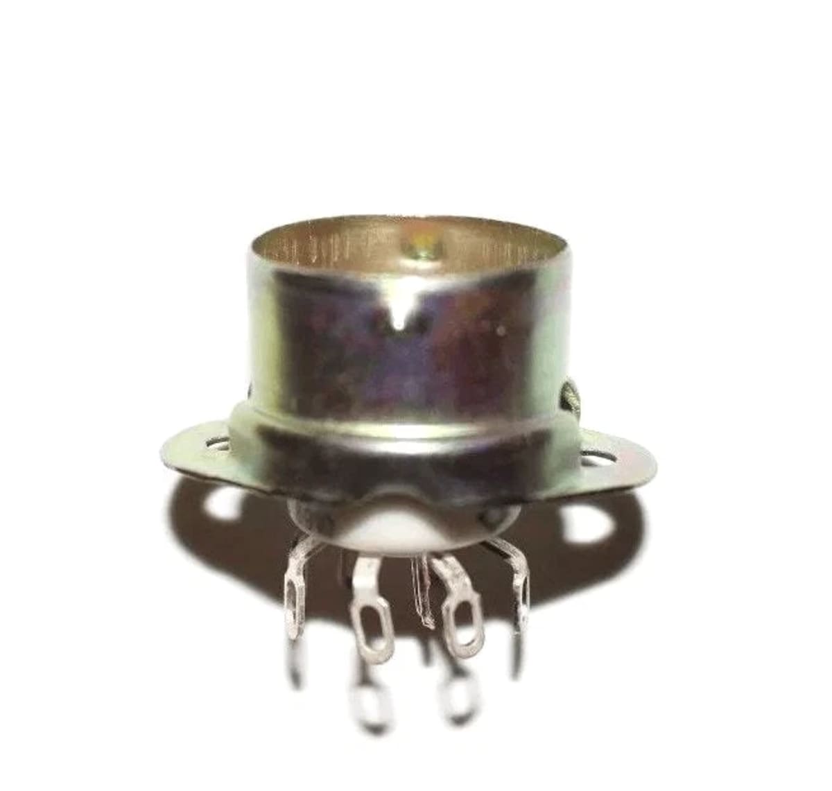 8x Ceramic Sockets 6J1P 6J2P EF95 6F32 6AK Alluminium Shield = PL7-2KE-46 7pin - Image 2