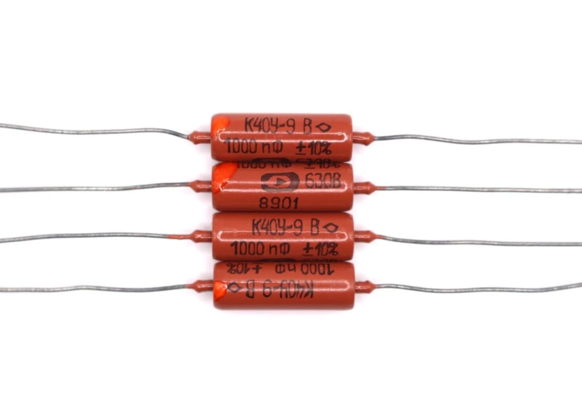 4x K40Y-9 K40U-9 1000pF 630V Audio Capacitors Paper in Oil PIO / 4 pcs in lot - Image 2