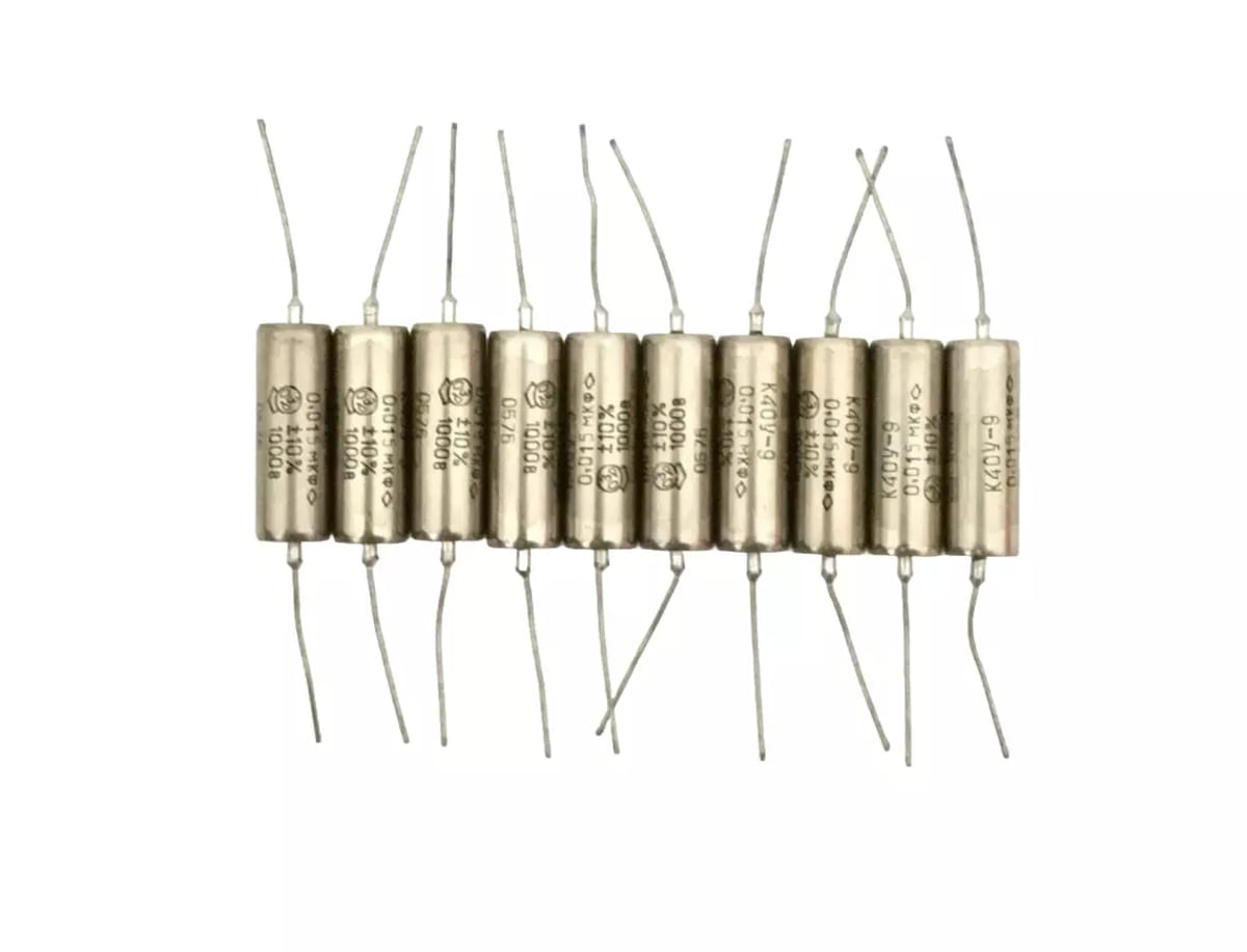 10x K40Y-9 K40U-9 0.015uF 630V Audio Capacitors Paper in Oil PIO / NOS / Tested