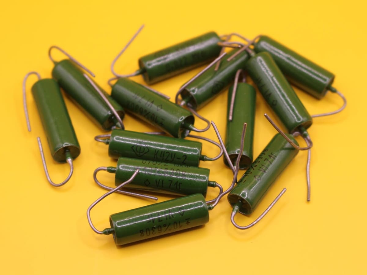 2x K42Y-2 K42U-2 0.022uF 630V Audio Capacitors Paper in Oil PIO / NOS / Tested - Image 4