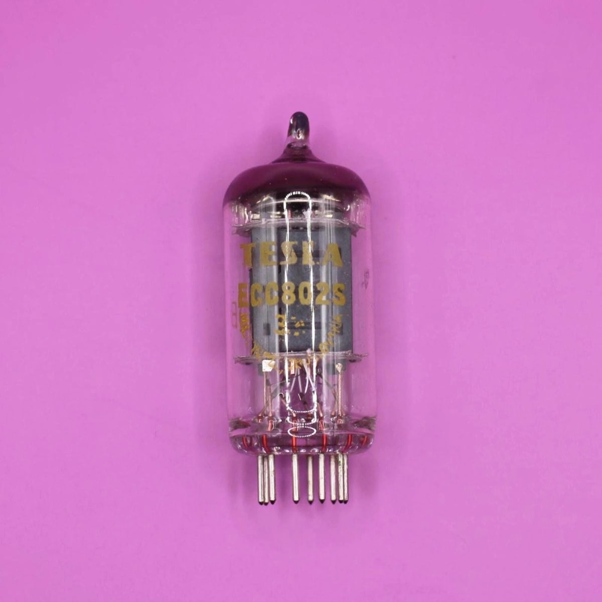 2x Tesla ECC802S Matched Pair Tested NOS Double Triode = 12AU7 , E82CC , ECC82 - Image 8