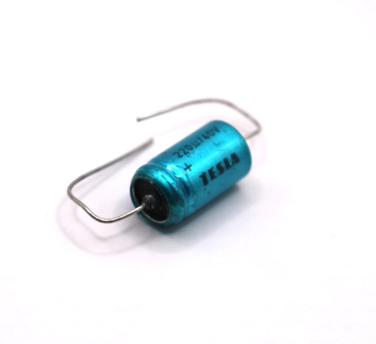 1x NOS Tesla TF 010 220uF 40V Electrolytic Capacitors TF010 / 1pc in one lot - Image 3