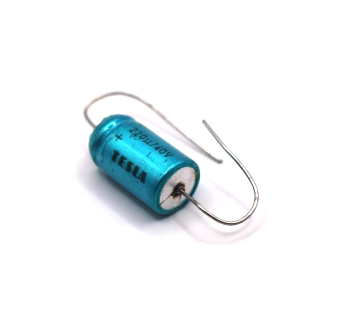 1x NOS Tesla TF 010 220uF 40V Electrolytic Capacitors TF010 / 1pc in one lot