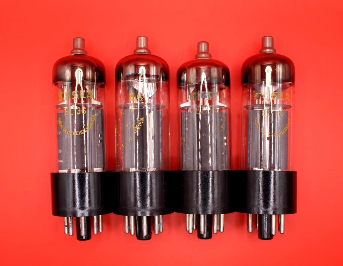 4x EL36 Tesla Beam Power Tubes New Old Stock NOS = 6P31S - Image 6