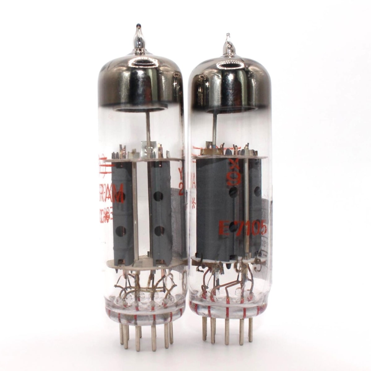 2x E80CC = 6085 Double triode / Tungsram / Matched Pair - Image 4