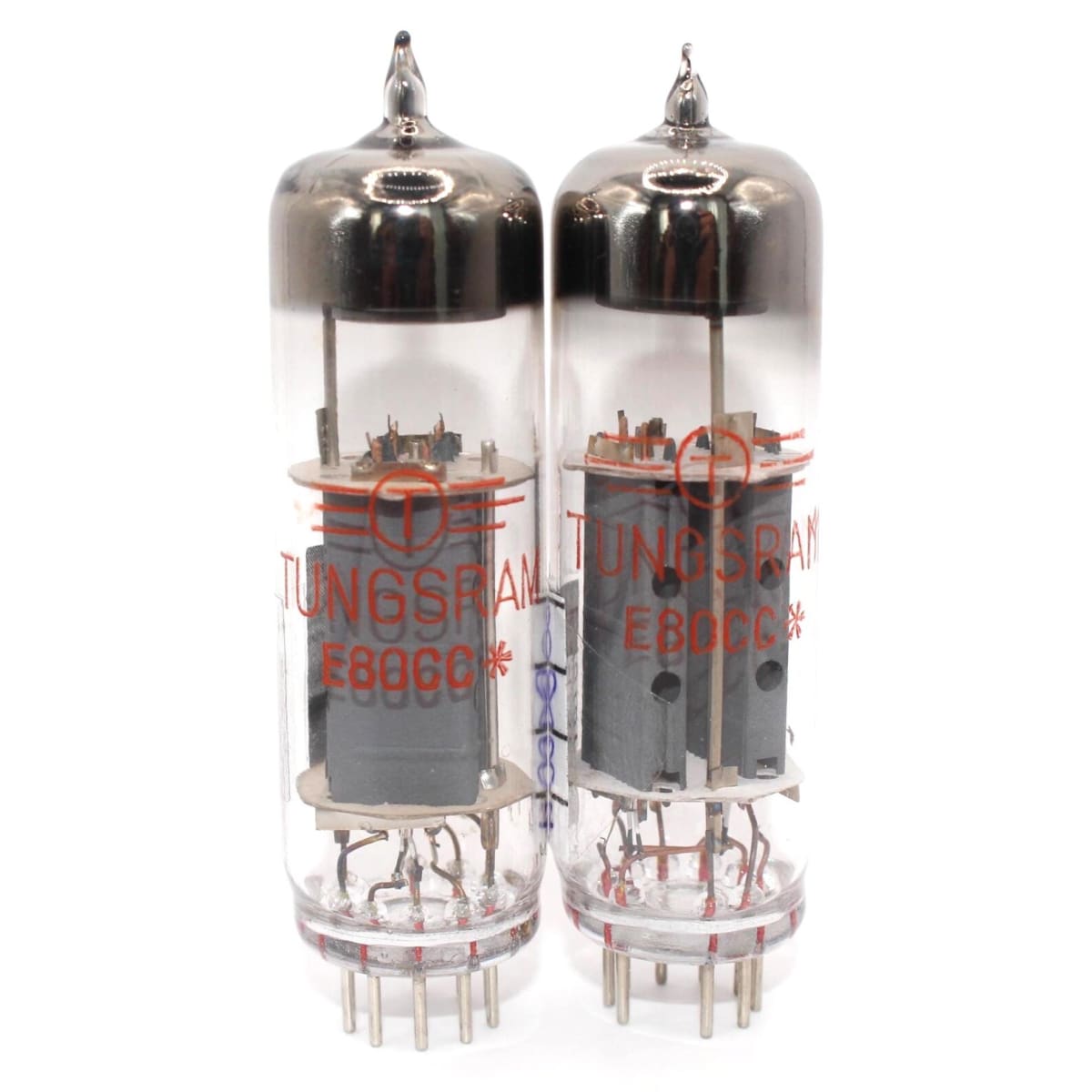 2x E80CC = 6085 Double triode / Tungsram / Matched Pair - Image 3