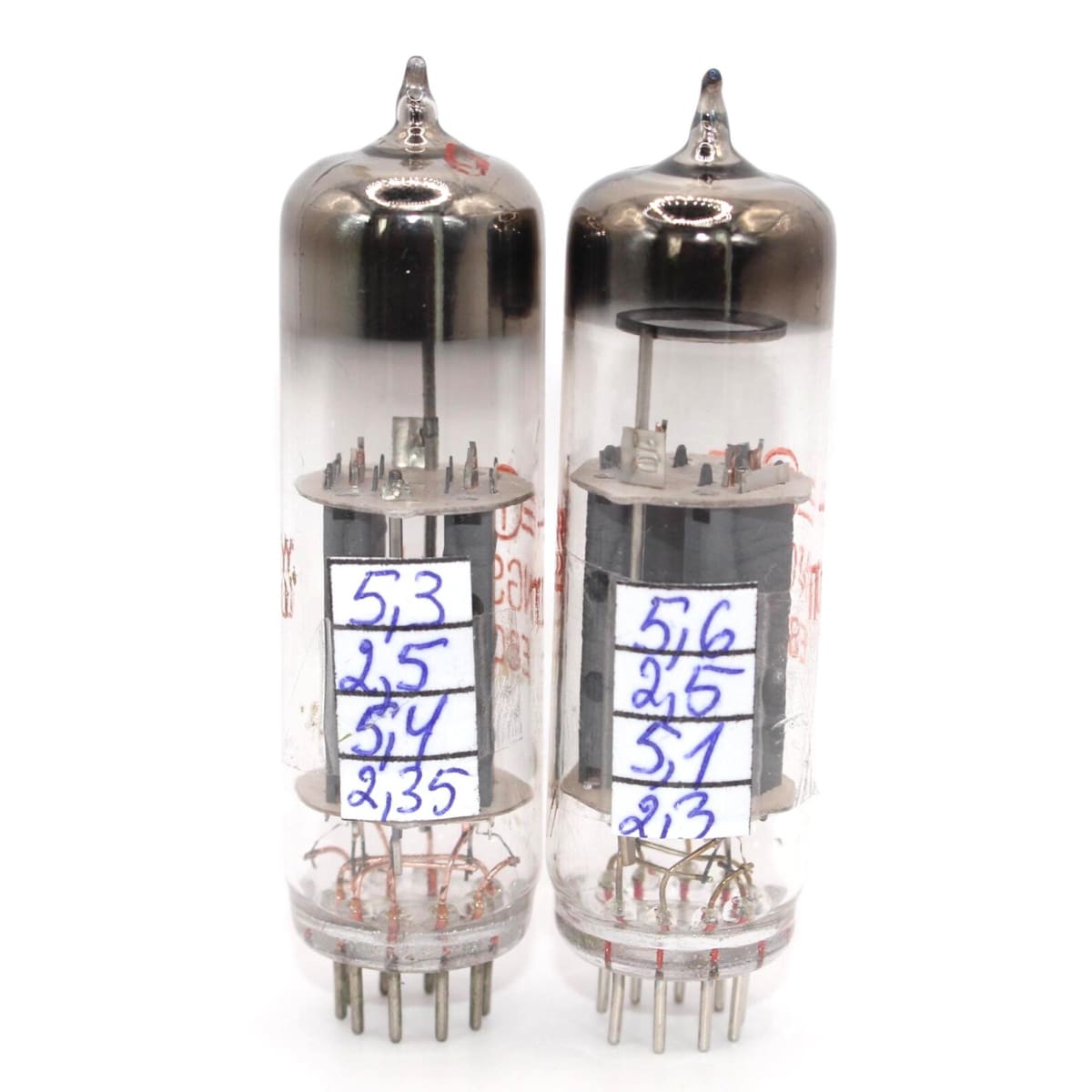 2x E80CC = 6085 Double triode / Tungsram / Matched Pair - Image 5