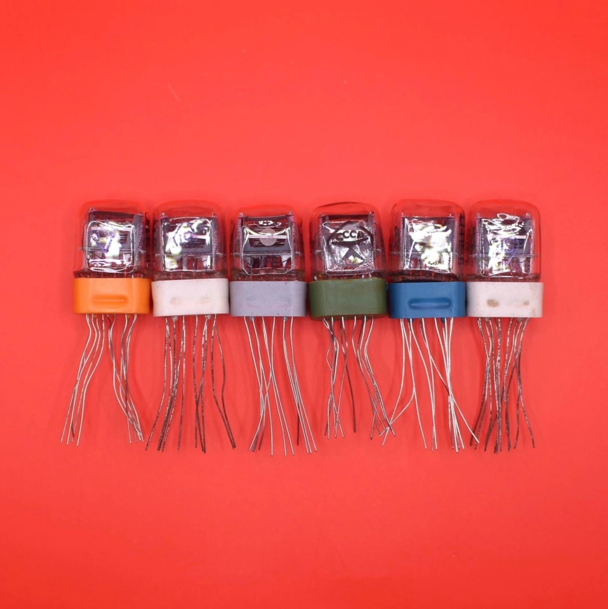 6x NOS IN-17 ИН-17 Nixie Tubes for Clock Tested 100% Working 6pcs in lot - Image 5