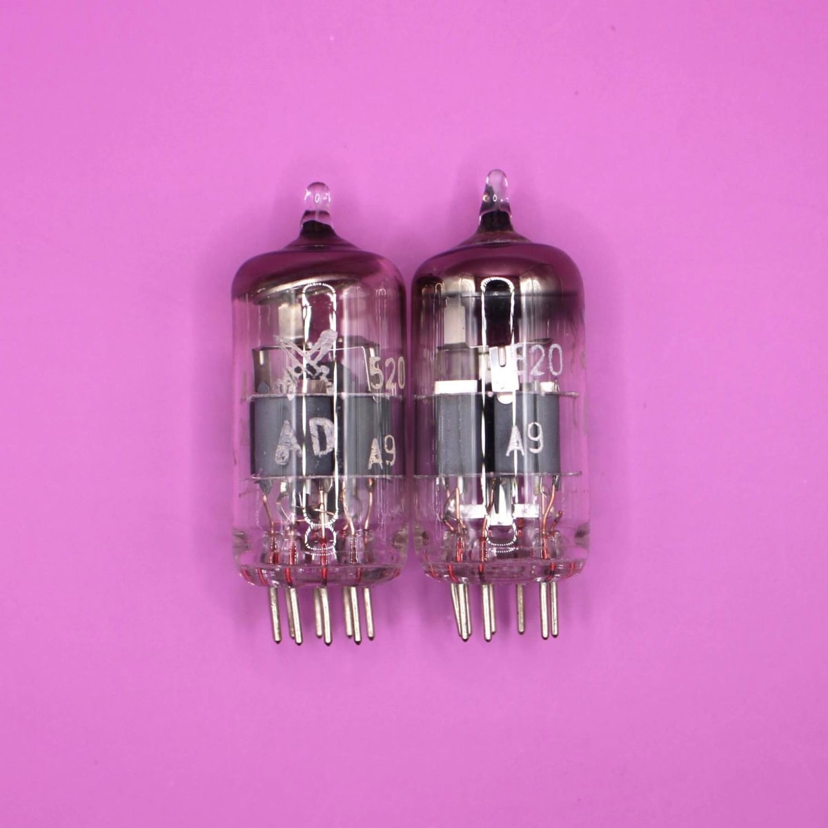 Matched Pair Tesla E88CC Tested NOS Double Triodes 6922 CCa CV2492 9622 GL-6307 - Image 2