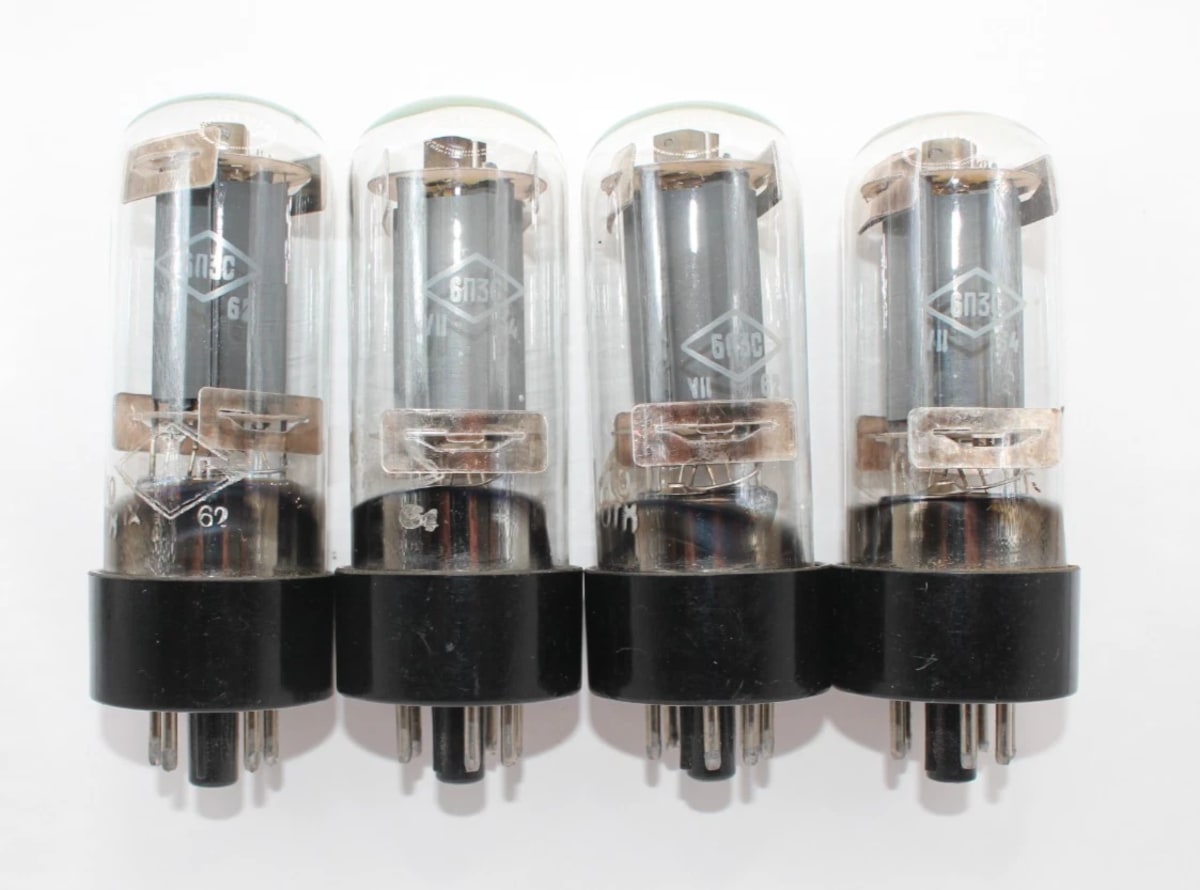 4x NOS 6P3S Matched Quad Output Beam Tetrode ussr Foton =6L6 EL39 6CN5 1622 5881