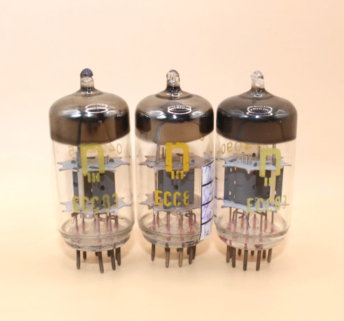 1x ECC83 RFT / Tested / NOS / Double Triode = 12AX7 ECC803S 7025