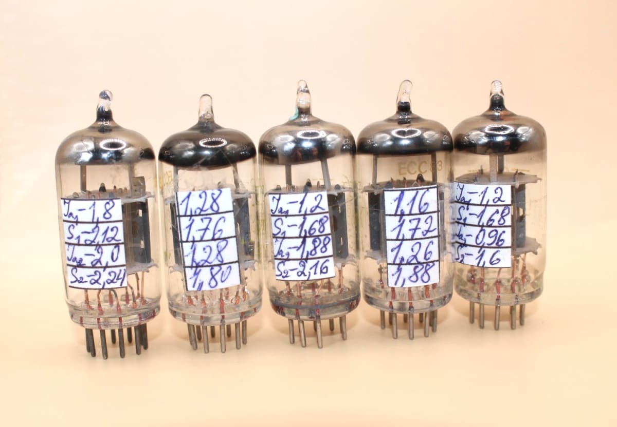 1x ECC83 Tungsram / Tested / Used / Double Triode 12AX7 ECC803S 7025 1pcs in lot - Image 2