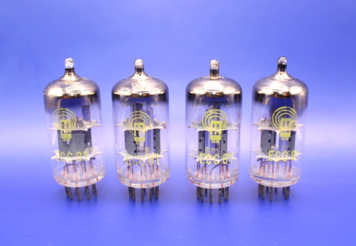 1x ECC81 RFT / Tested / NOS / Double Triode 12AT7 / ECC801S / 6060  One tube